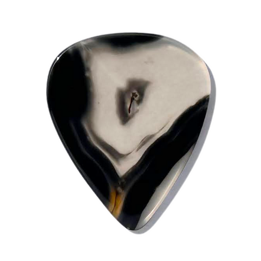 Montana Agate / Medium stone guitar pick / Acoustic guitar pick / Electric guitar pick