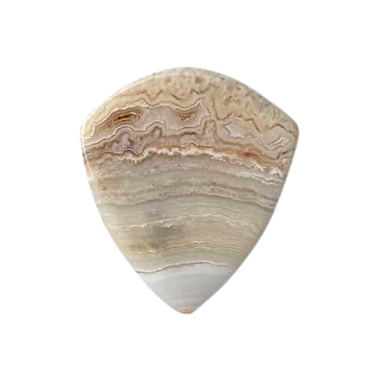 Lace Agate / Heavy Jazz XL Stone Guitar Pick