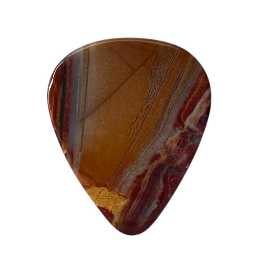 Serape Lace / Thin stone guitar pick / Acoustic guitar pick