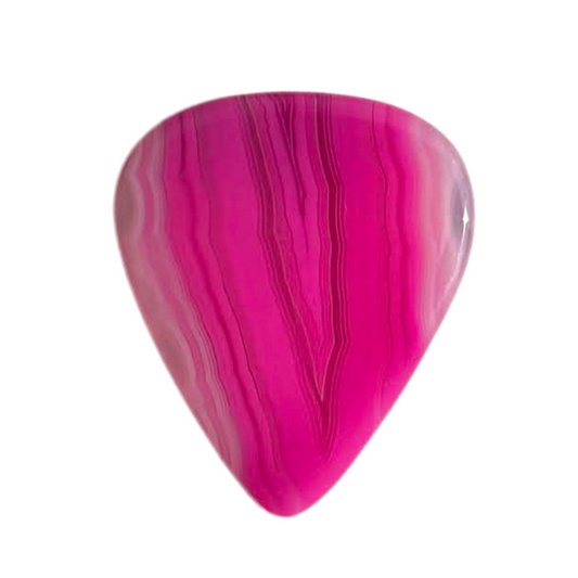 Designer Brazilian Agate / Heavy stone guitar pick / Electric guitar pick