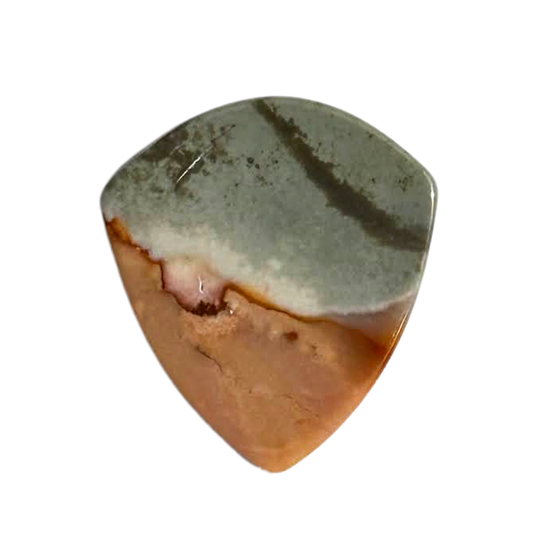 Polychromatic Jasper / Thin Jazz XL Stone Guitar Pick