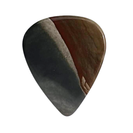 Landscape Jasper / Heavy stone guitar pick
