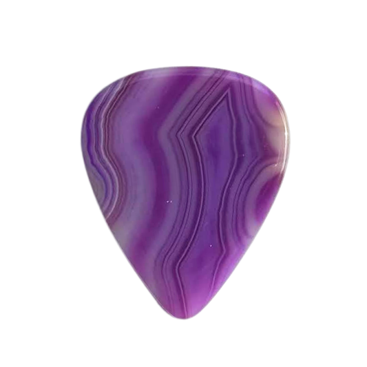 Designer Brazilian Agate / Heavy stone guitar pick / Electric guitar pick