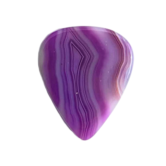 Designer Brazilian Agate / Heavy stone guitar pick / Electric guitar pick