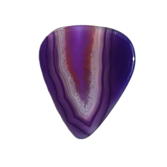 Designer Brazilian Agate / Heavy stone guitar pick / Electric guitar pick