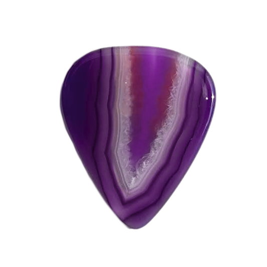 Designer Brazilian Agate / Heavy stone guitar pick / Electric guitar pick