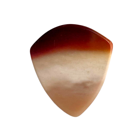 Australian Mookaite Jasper / Thin Jazz XL Stone Guitar Pick