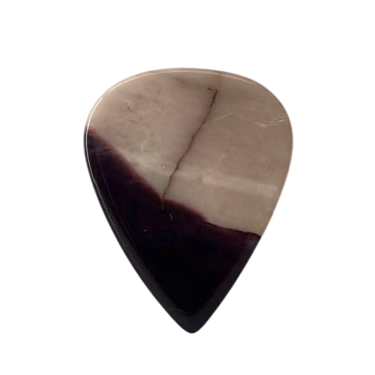 Australian Mookiate Jasper / Medium stone guitar pick / Acoustic guitar pick / Electric guitar pick