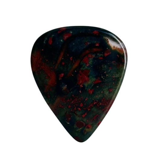 Bloodstone / Medium stone guitar pick