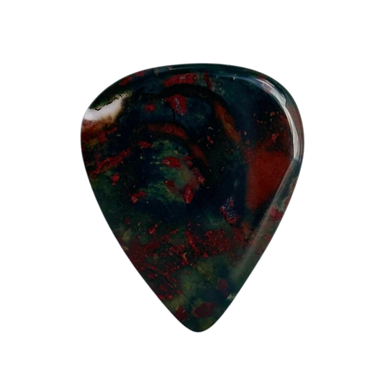 Bloodstone / Medium stone guitar pick