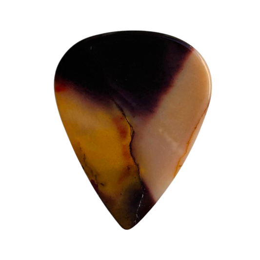 Australian Mookaite Jasper / Heavy stone guitar pick