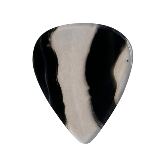 Montana Agate / Thin stone guitar pick / Acoustic guitar pick