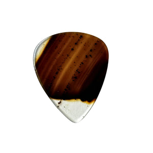 Montana Agate / Thin stone guitar pick / Acoustic guitar pick