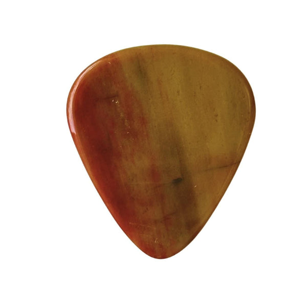 Petrified Wood / Medium stone guitar pick / Acoustic/Electric guitar pick / #6019