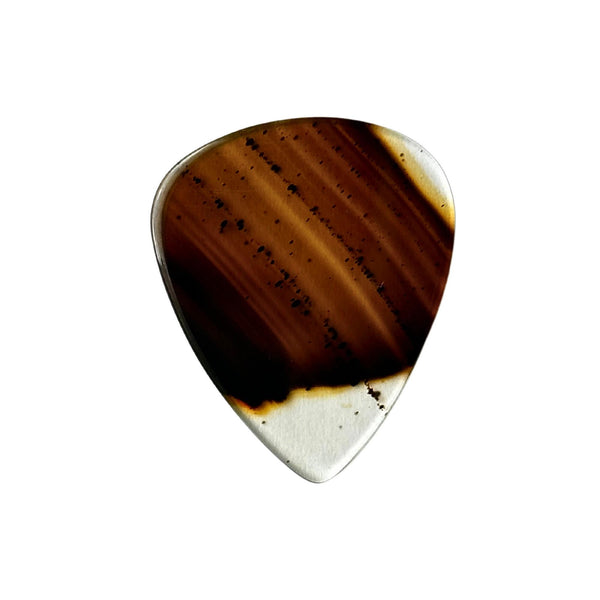 Montana Agate / Thin stone guitar pick / Acoustic guitar pick