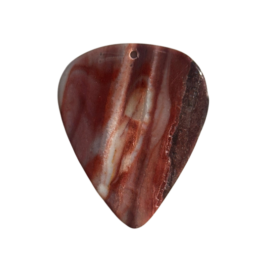 Sarape lace guitar pick necklace