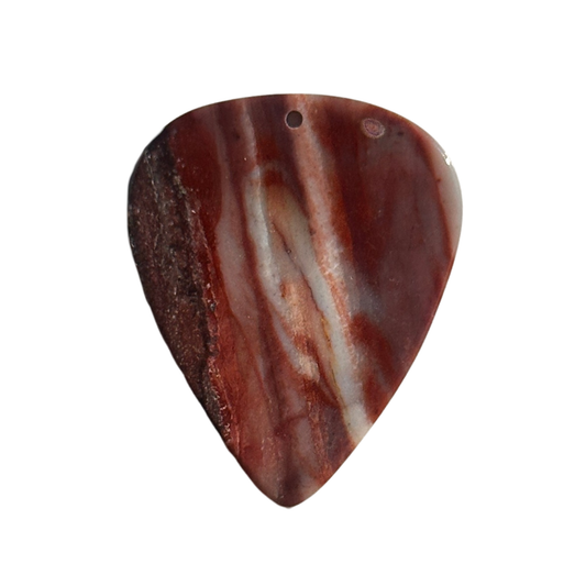 Sarape lace guitar pick necklace