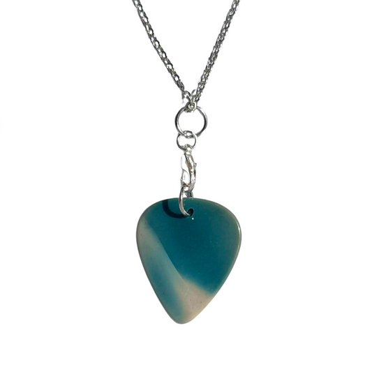 Thin Blue Designer Mookaite Jasper Removable Necklace