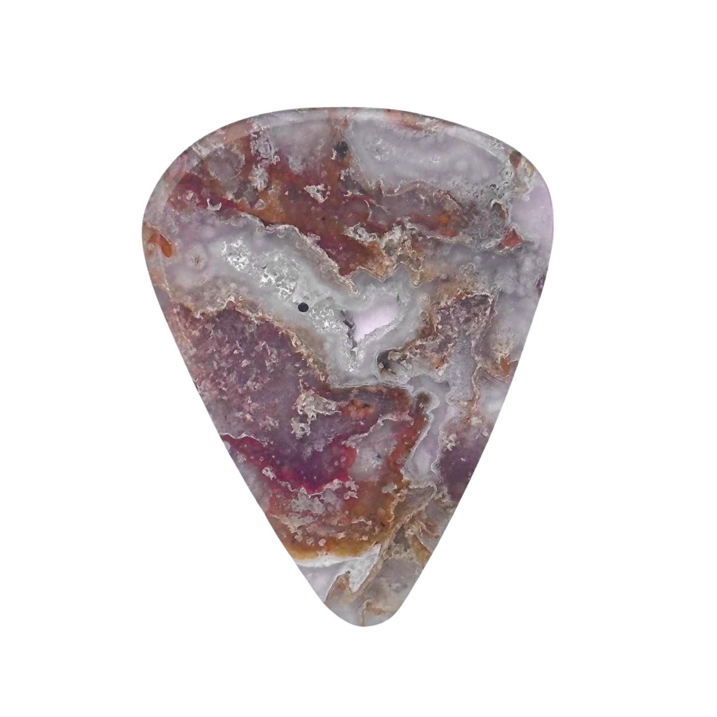 Agua Nueva Agate / Thin stone guitar pick / Acoustic Guitar Pick / Collector Series