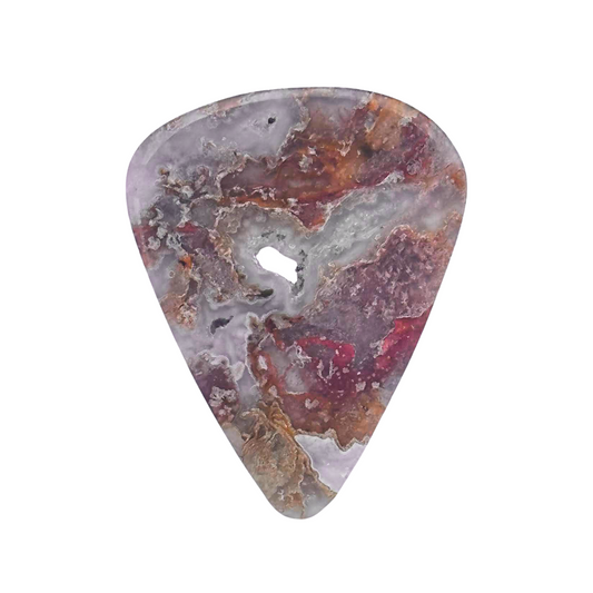 Agua Nueva Agate / Thin stone guitar pick / Acoustic Guitar Pick / Collector Series