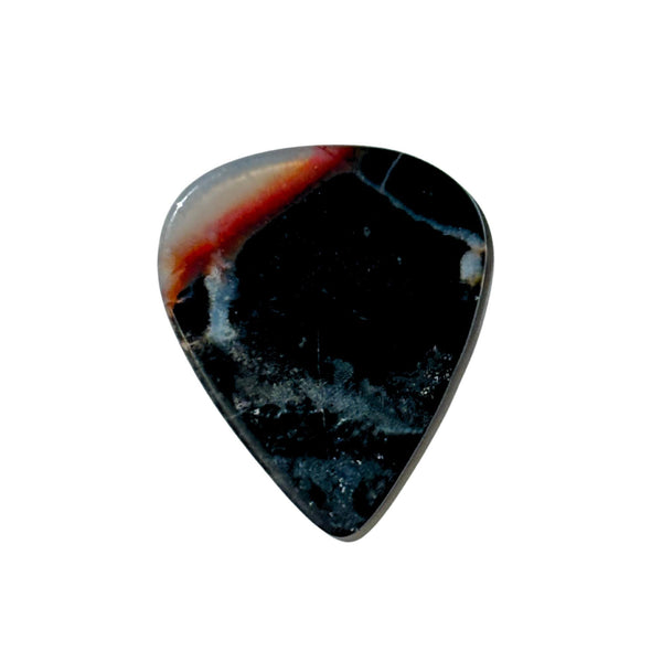 Jafar Jasper / Medium stone guitar pick / Acoustic guitar pick / Electric guitar pick