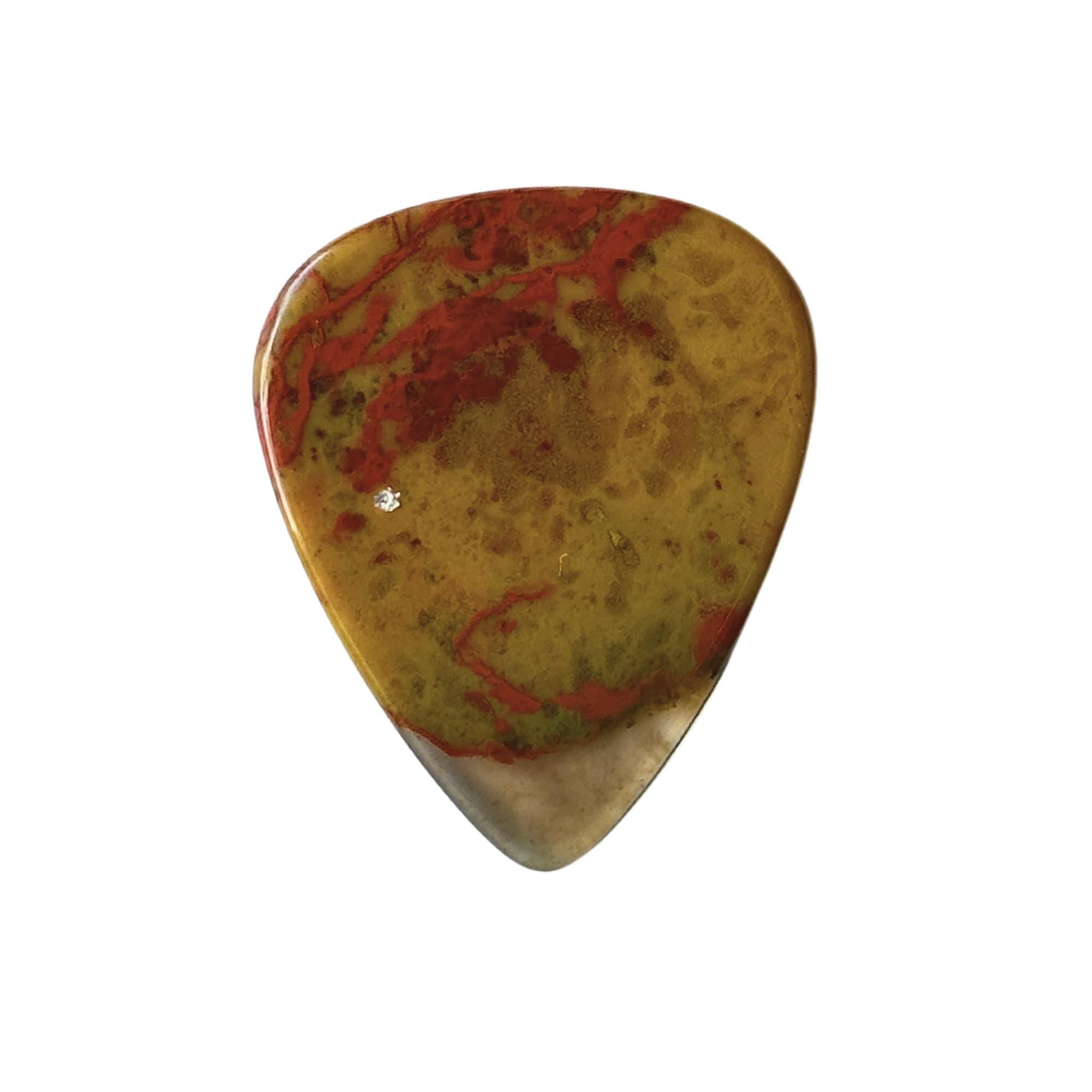 Coprolite / Dinosaur dropping/ Medium stone guitar pick / Acoustic / Electric Guitar Pick/ Signature Selection