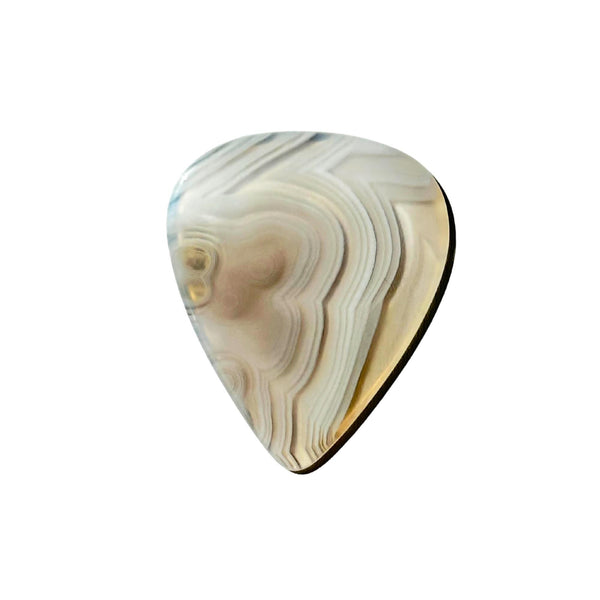 Swazi Agate / Thin stone guitar pick / Acoustic Guitar Pick