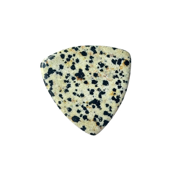 Dalmation Jasper / Heavy stone bass pick / Bass pick