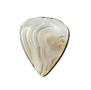 Swazi Agate / Thin stone guitar pick / Acoustic Guitar Pick