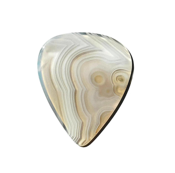Swazi Agate / Thin stone guitar pick / Acoustic Guitar Pick