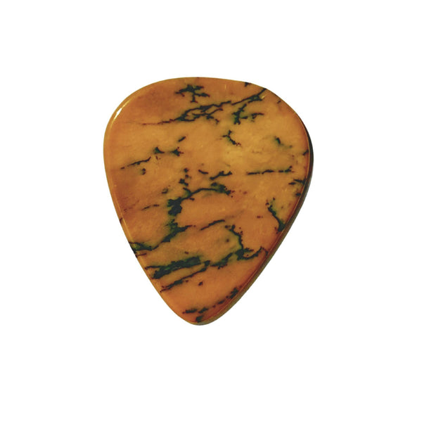 Dendritic Opal / Thin stone guitar pick / Acoustic Guitar Pick