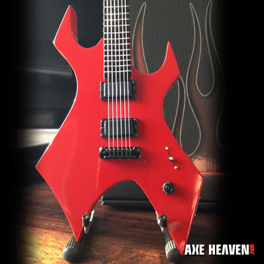 Mick Thompson Signature Red Warlock Miniature Guitar Replica