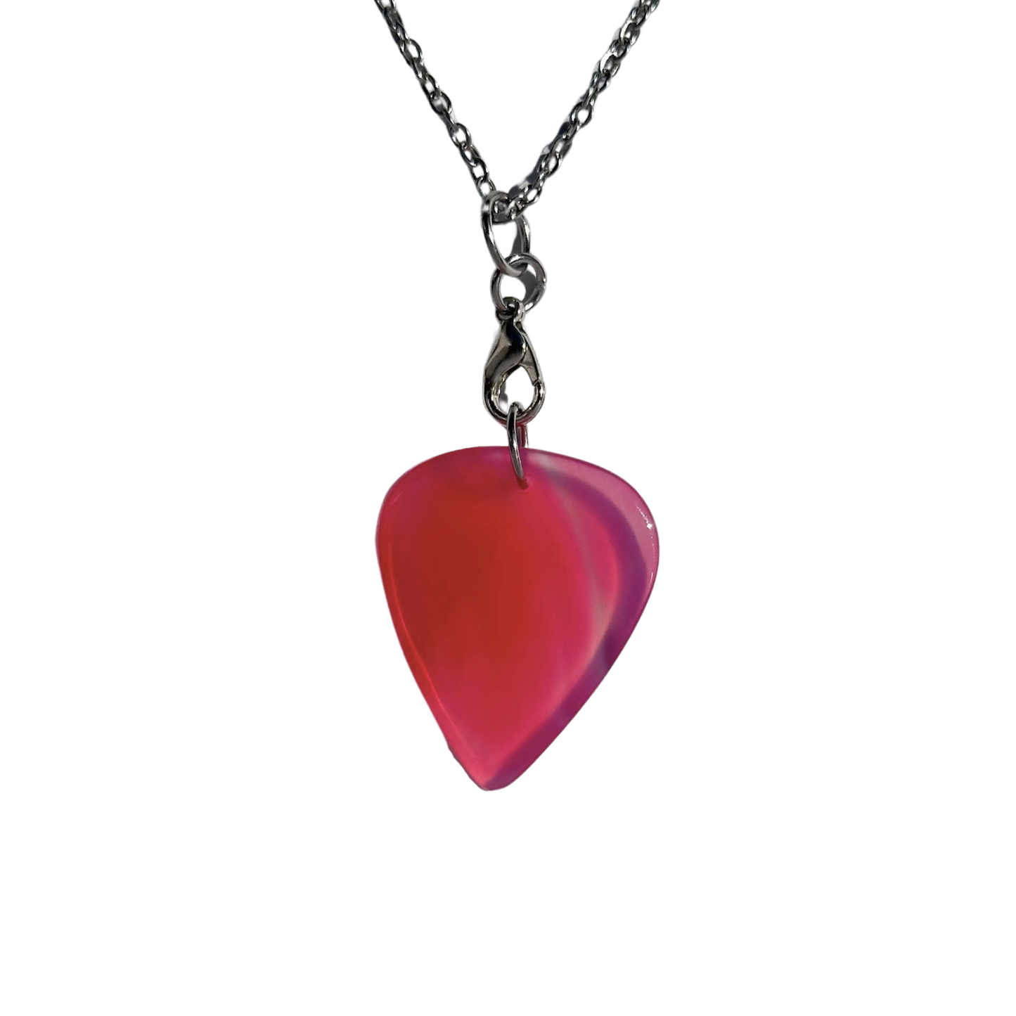 Pink Designer Brazilian Agate Removable Necklace