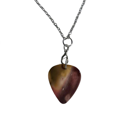 Thin Mookaite Jasper Removable Necklace