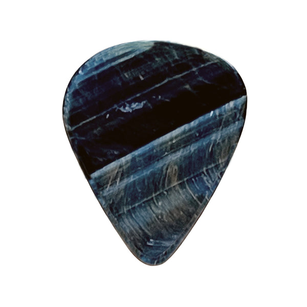 Blue Tiger Eye Medium Stone Guitar Pick. Designer Series. Item # 2304