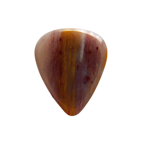 Petrified Wood Heavy standard Stone Guitar Pick  Item #4485
