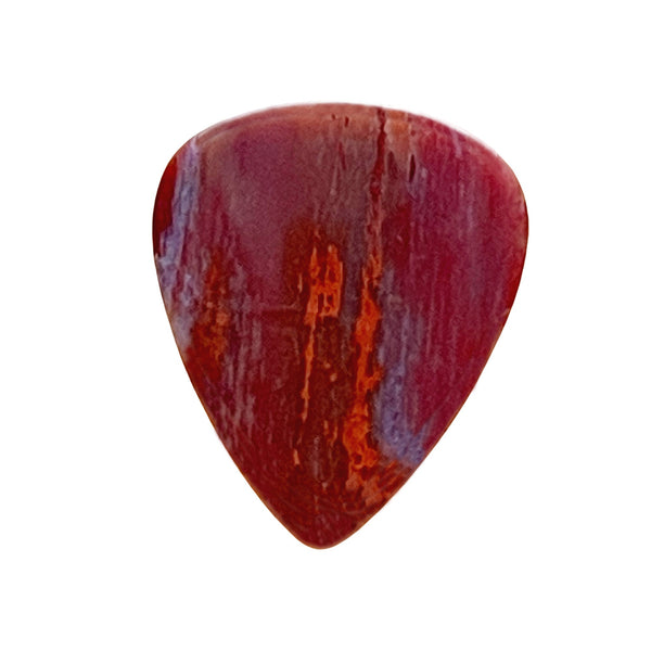 Petrified Wood Medium Stone Guitar Pick. Item # 5214